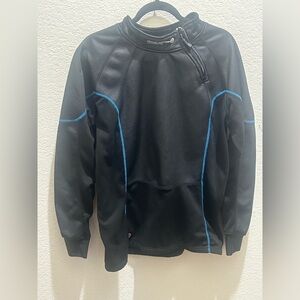 freeze Out Black long sleeve with Blue Accents